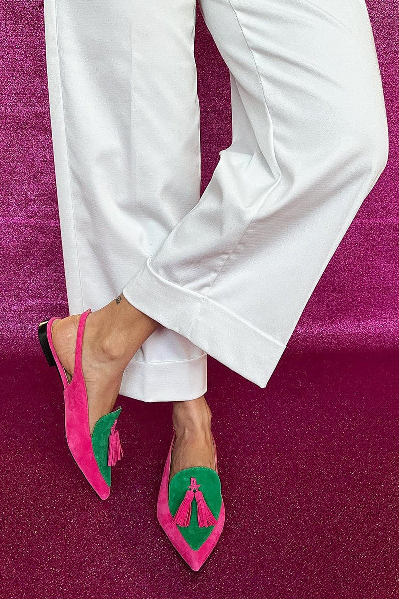 Tessa | Slingback Shoes with Tassels