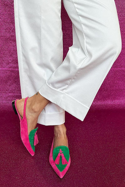 Tessa | Slingback Shoes with Tassels