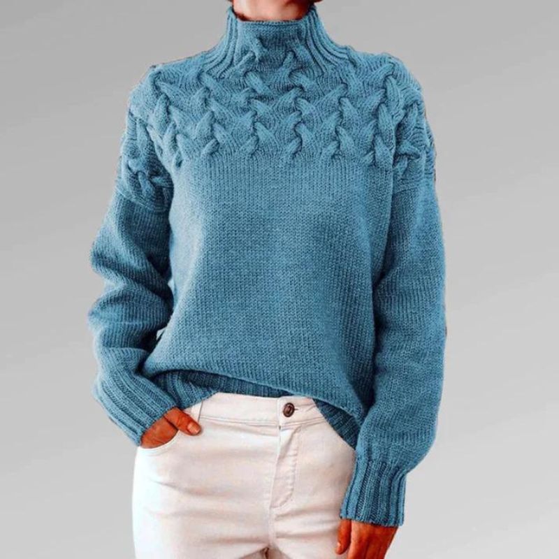 Lucille | High Neck Sweater