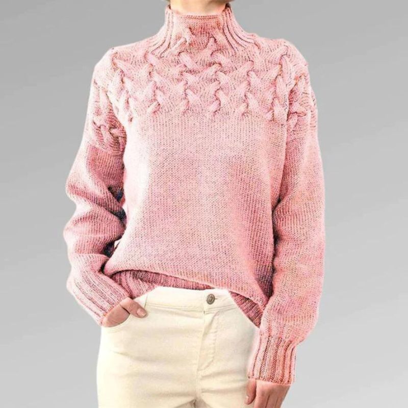 Lucille | High Neck Sweater