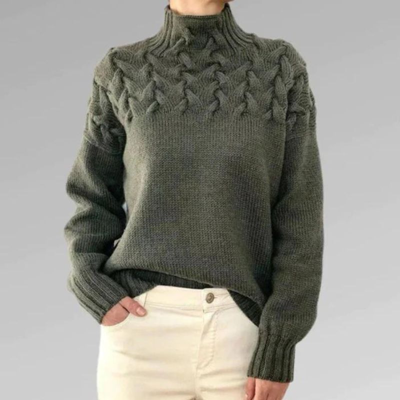 Lucille | High Neck Sweater