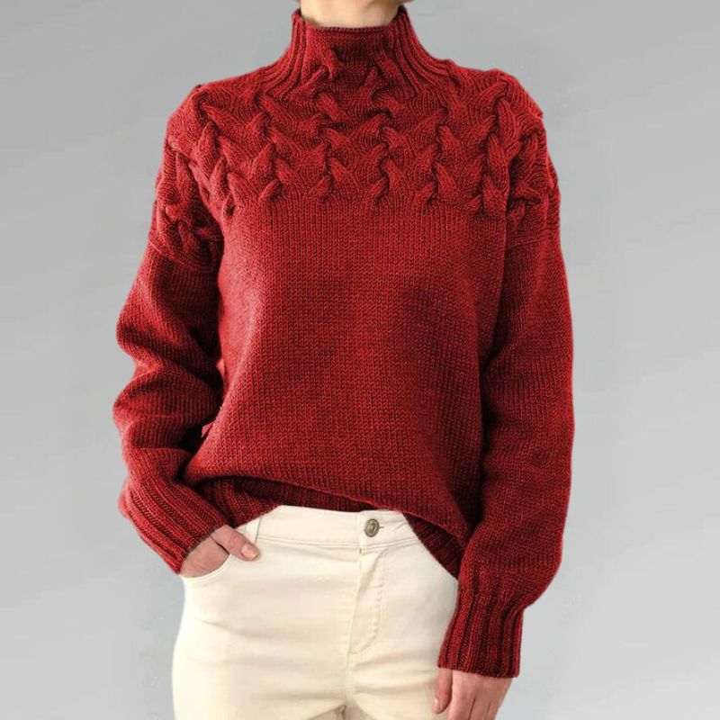 Lucille | High Neck Sweater
