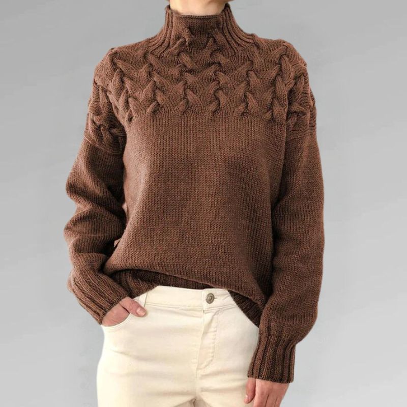 Lucille | High Neck Sweater