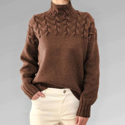 Lucille | High Neck Sweater