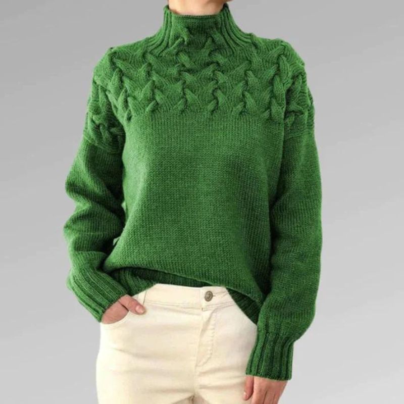 Lucille | High Neck Sweater